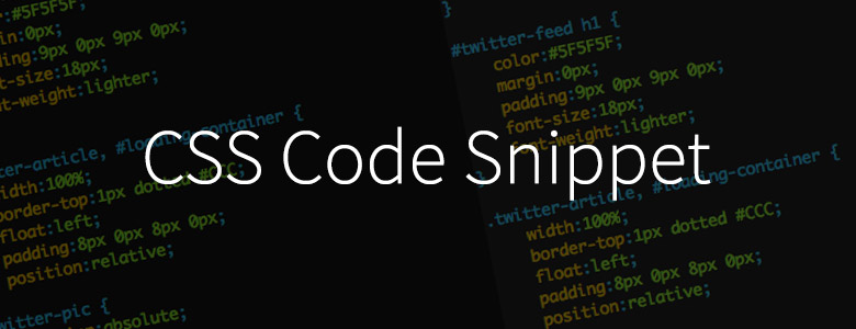 CSS Code Snippet