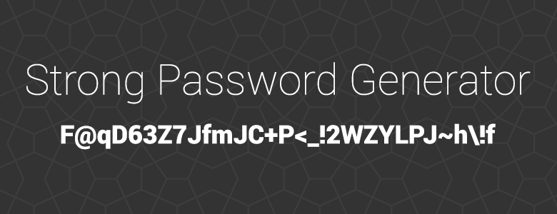 Strong Password Generator